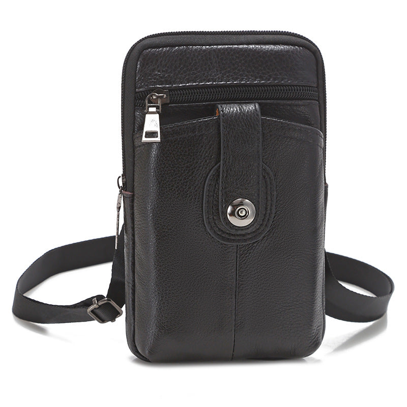 🏆【🔥Vroča razprodaja】Denarnica za mobilni telefon, vsestranska torba za čez ramo/čez telo iz pravega usnja, prenosna torba za na pot