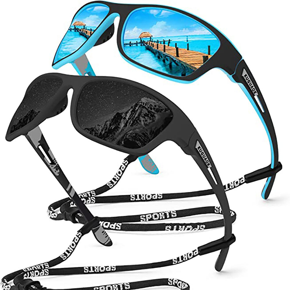 🚵♂️😎 】🕶⚡ Moška polarizirana športna sončna očala s pravimi zrcalnimi lečami, moderna in odporna proti prahu, idealna za kolesarjenje na prostem