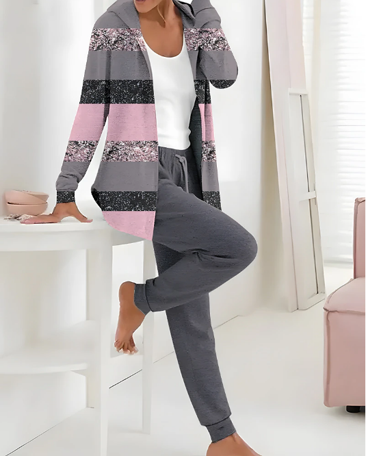 đ„NĆi Ćszi-tĂ©li mintĂĄs alkalmi öltöny kĂ©trĂ©szes szett, hosszĂș ujjĂș Ă©s nadrĂĄg