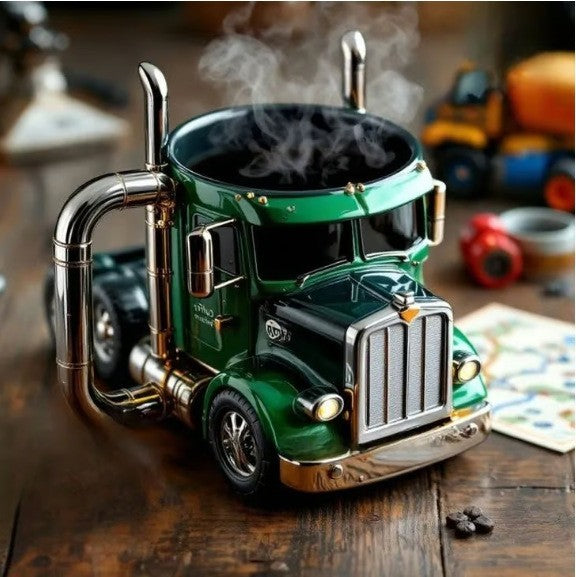 🚛【50% sleva】Ručně vyráběné hrnky na kávu pro kamiony
