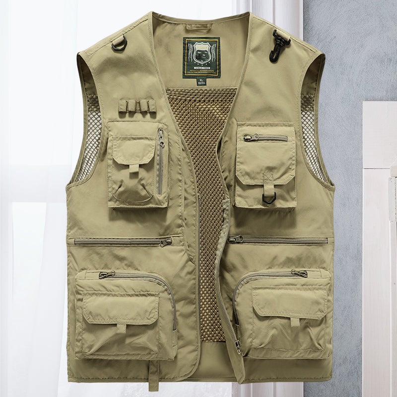 đ„ă20% OFFăăS-6XLăVĂcekapsovĂĄ vesta pro letnĂ outdoorovĂ© pracovnĂ obleÄenĂ