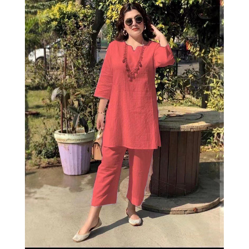 🌹🌹 Letní temperament, etnický styl, dvoudílná souprava s dlouhým rukávem