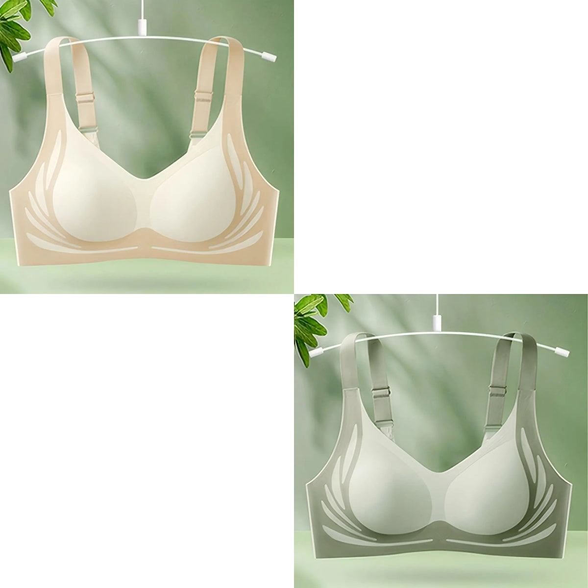 😍😍【Paket 2】Ženski enodelni brezžični modrček❤️【40-85KG】