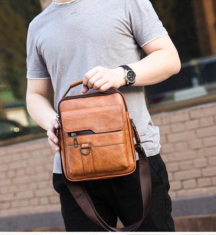 【50% kedvezmény】👜 Férfi alkalmi divatos marhabőr táska