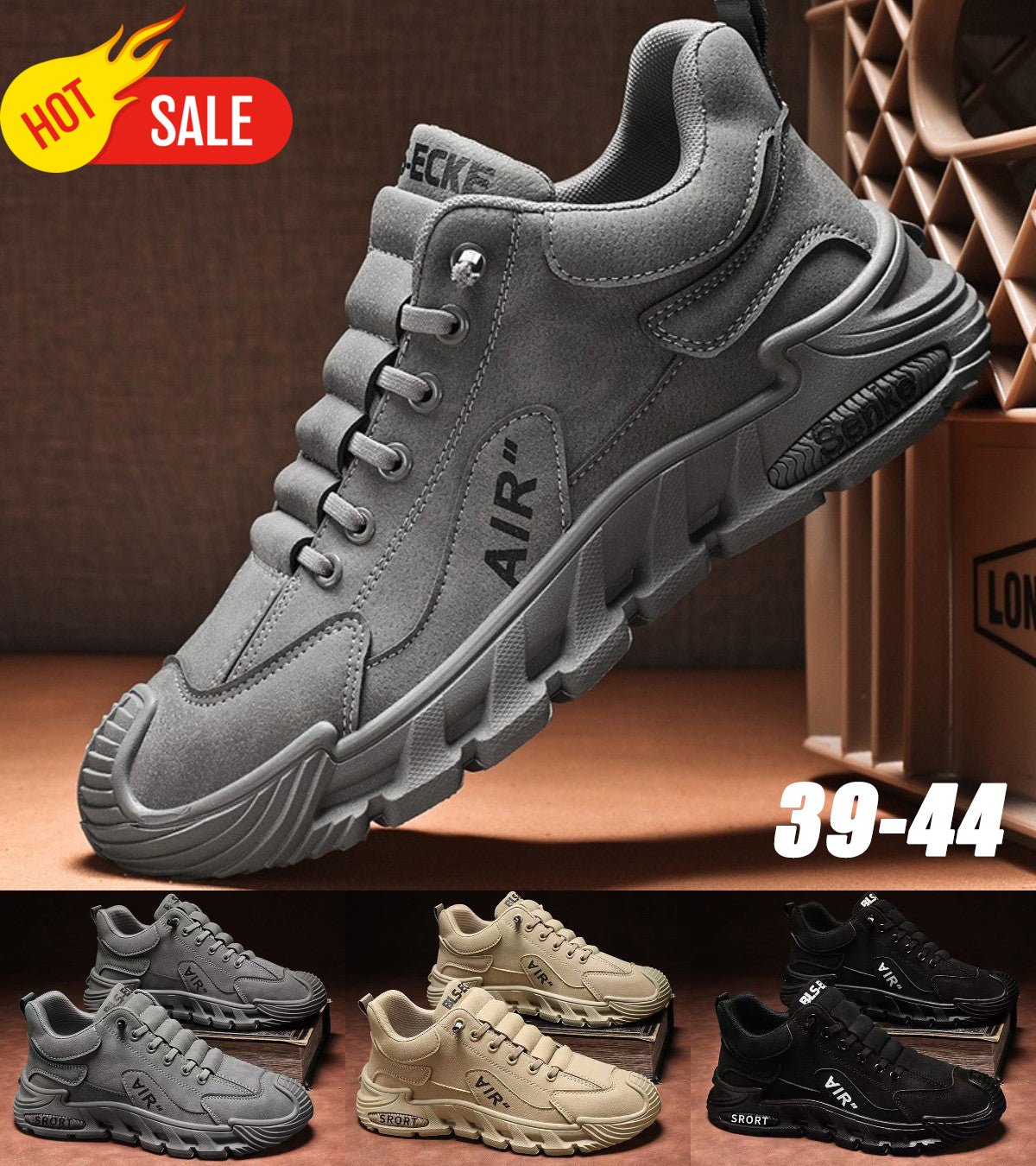 🔥【50%OFF】🔥(39-44)Pantofi casual impermeabili și respirabili pentru bărbați, cu talpă moale pentru confort maxim