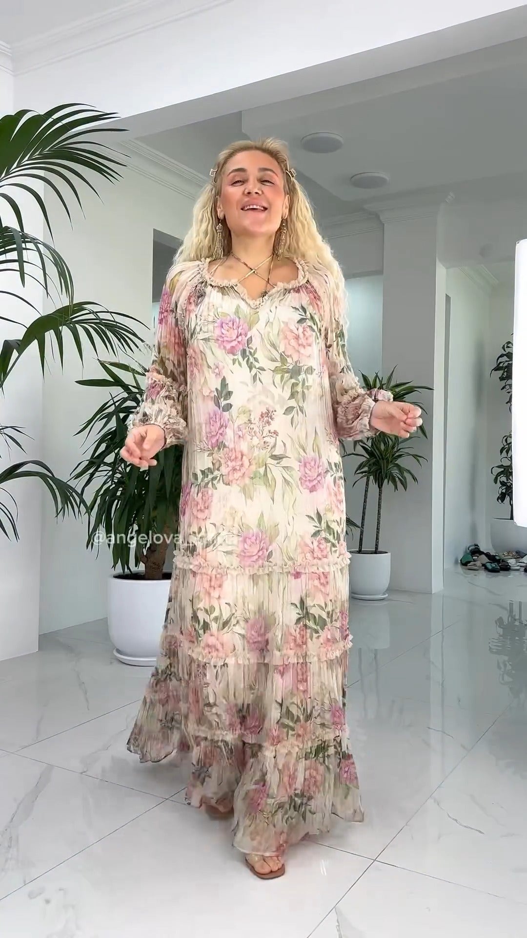 【50% OFF】👗👗【S-5XL】Modă nouă 2025 și fustă lungă imprimată rafinat