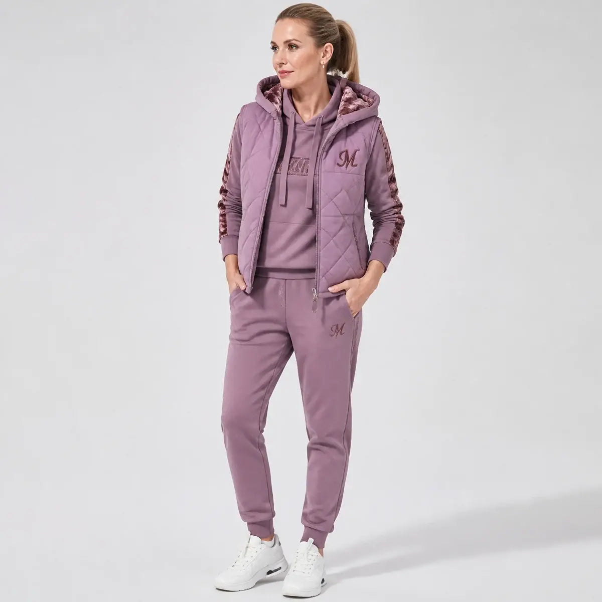 【Majica + Prsluk + Hlače】Elegantni topli set od 3 dijela za jesen i zimu