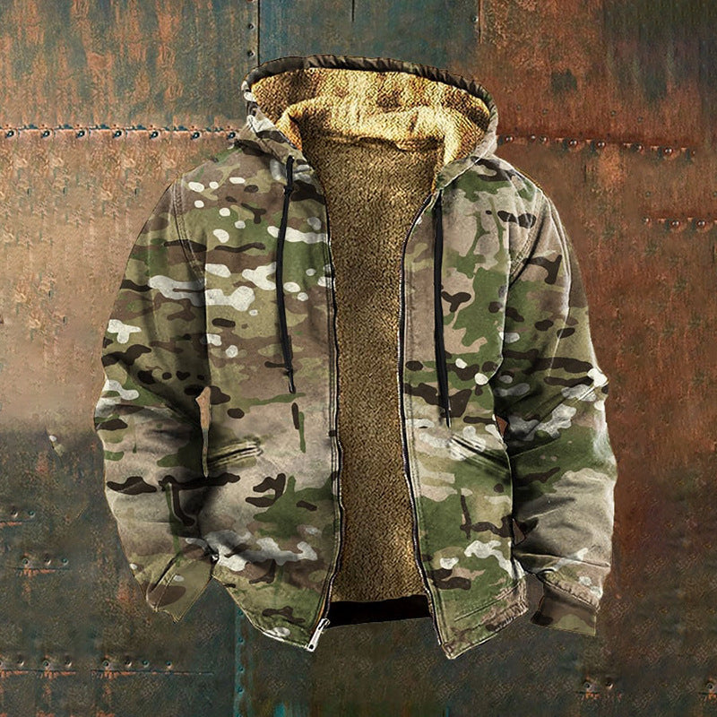 đšâđ»đ§„âšăS-5XLă30% kedvezmĂ©nyđ„Ăj, divatos, retrĂł, kapucnis, cipzĂĄras fĂ©rfi pulĂłver 3D digitĂĄlis nyomtatĂĄssal