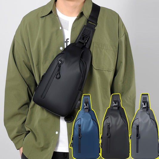 👜 Nova torba za čez ramo velike prostornine za zunanjo uporabo, moška torba za čez prsi, preprosta in modna torba za eno ramo