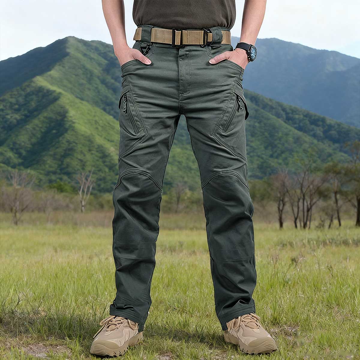 🔥【S-6XL】Męskie spodnie bojówki spodnie wojskowe❤️(40-105 kg)