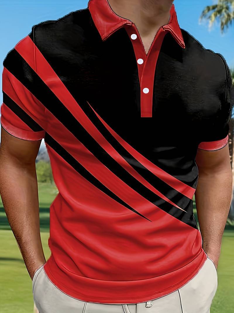 🔥👔【S-6XL】Nová letní pruhovaná polokošile
