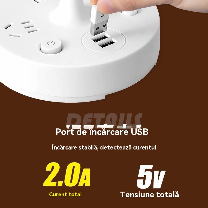 💡Многофункционална нощна лампа с вграден удължителен кабел: практична, стилна и енергоспестяваща!