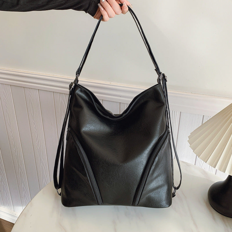 【50% kedvezmény】👝Modern retró válltáska, nagy kapacitású, egy vállon, keresztben vagy mindkét vállon viselhető.