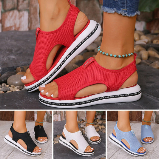 【36-41】👡 Nové módní tkané dámské sandály s měkkou podrážkou