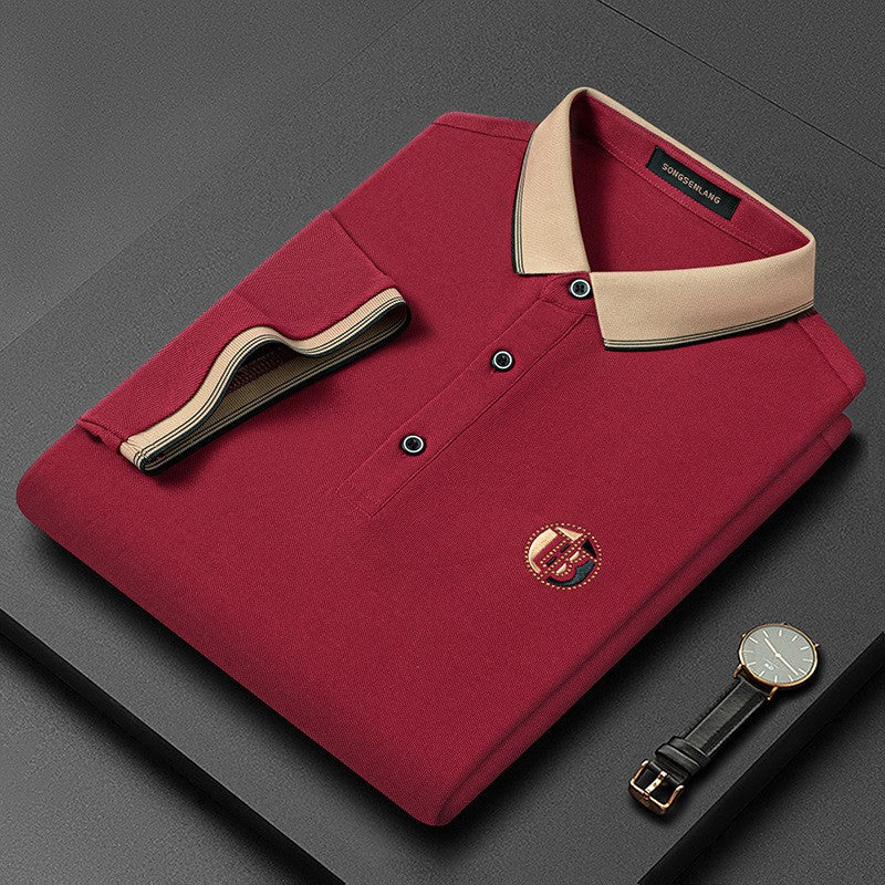 【Reducere de 50%】【M-4XL】 Tricou bărbătesc nou de vară, cu rever, casual, cu mânecă scurtă
