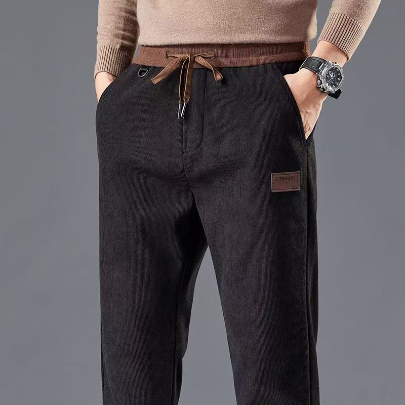 🔥🔥【M-5XL】Nové nohavice z čistej bavlny vysokej kvality s fleecovou podšívkou, silné, pre voľný čas