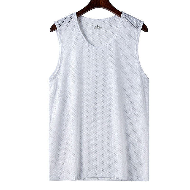 ✅Set de 2 maiouri casual barbati Ice Silk, usor de asortat cu orice tinuta, potrivite pentru purtarea de zi cu zi. ✅ Ușoare, respirabile și cu uscare rapidă.