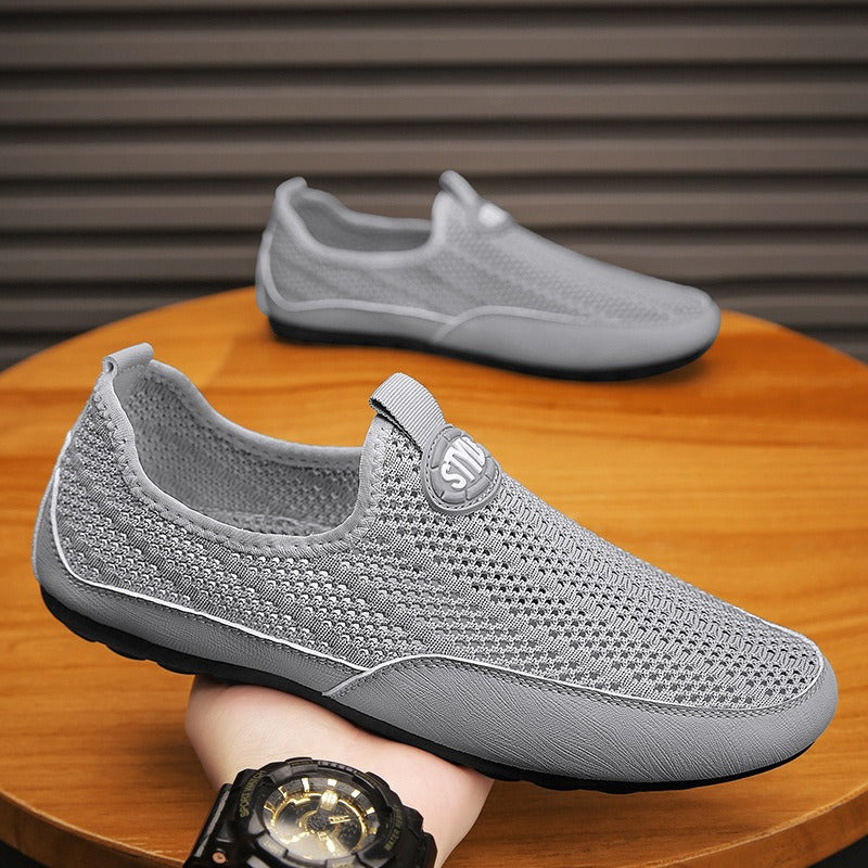 【39-44】Adidași ușori din plasă pentru bărbați, respirabili și cu talpă goală la interior