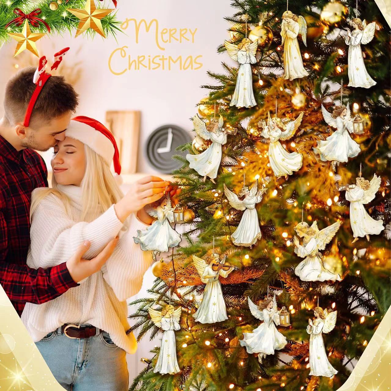 đăKĂșp 1, zĂskaj 1ăăspolu 24 kusovăVianoÄnĂĄ drevenĂĄ dekoraÄnĂĄ sĂșprava â tradiÄnĂ© ozdoby pre ĂștulnĂœ domov