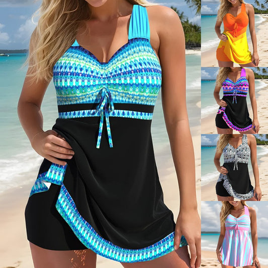 🏊♀️👙【50% sleva】【8 barev】Plavky s velkým potiskem 2025, S-5XL