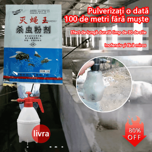 【10 sáčků】 🦟Speciálně navrženo pro hubení komárů a much na farmách, jedno balení hubí blechy/kobylky/šváby/mouchy/komáry!