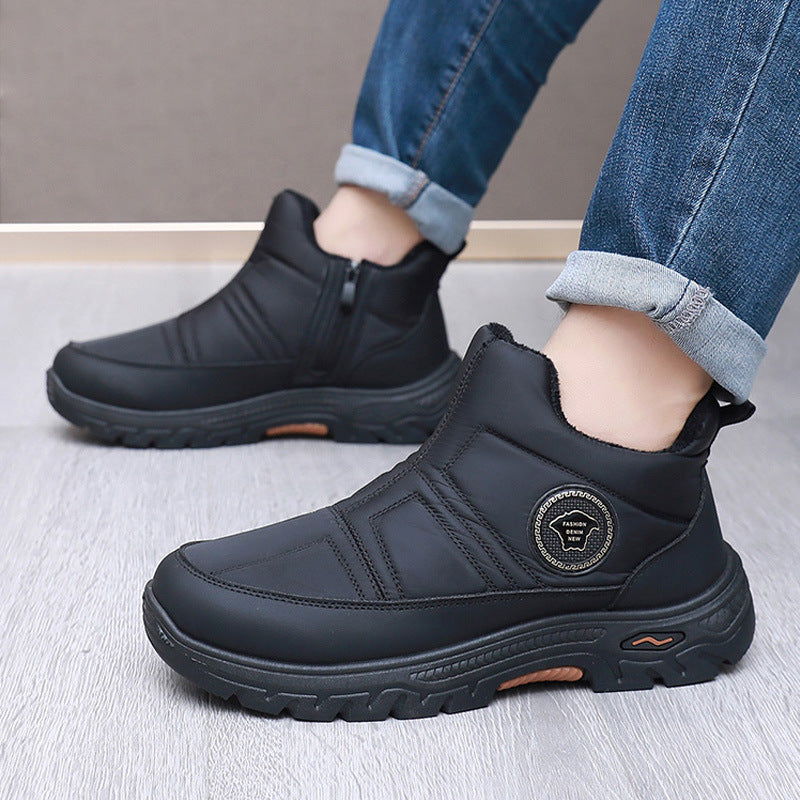 🏆50% sleva🔥【39-44】🔥Nové pánské zimní teplé nazouvací sněhule s fleecovou podšívkou