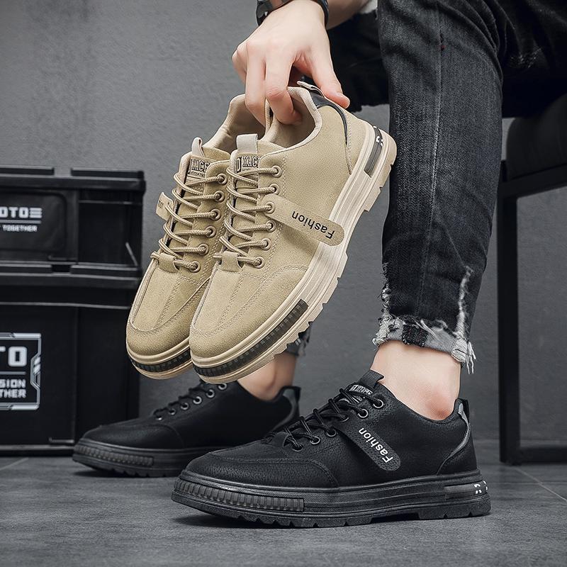 【39–44】Moška športna obutev iz mehkega usnja 2025 za prosti čas