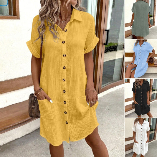 🎁Meleg akció😍 Új divatos ingruha, könnyű és légáteresztő