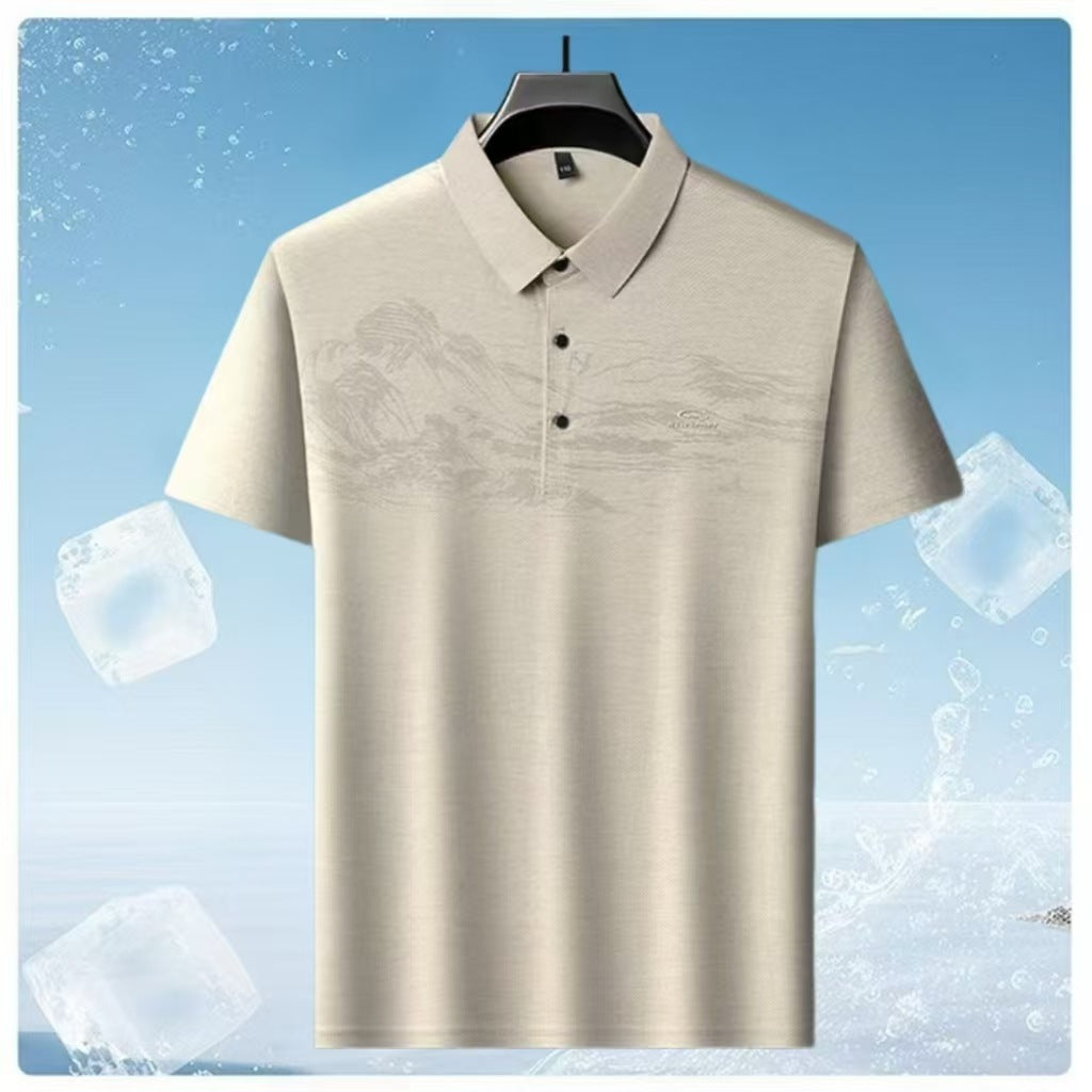 【Kupite 1, dobite 1 gratis】【M-4XL】Nova moška polo majica, ležerna poslovna, enobarvna, 6 barv