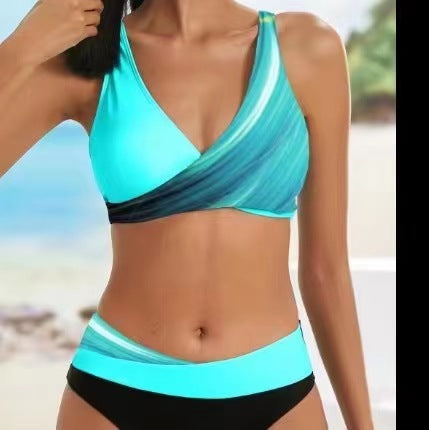 👙【40-100 kg, S-3XL】👙2025 Nov komplet kopalk s potiskom za ženske