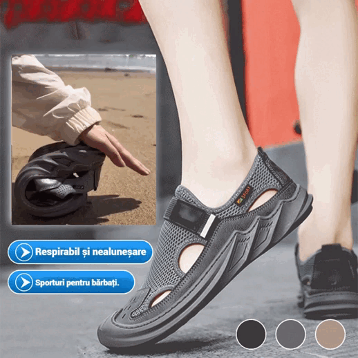 【39-47】✨Pánské letní sandály, volnočasové, prodyšné, s měkkou síťovanou podrážkou