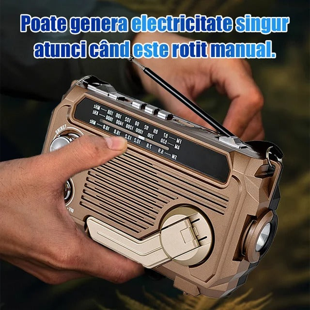 🏕️Lanternă radio AM multifuncțională portabilă