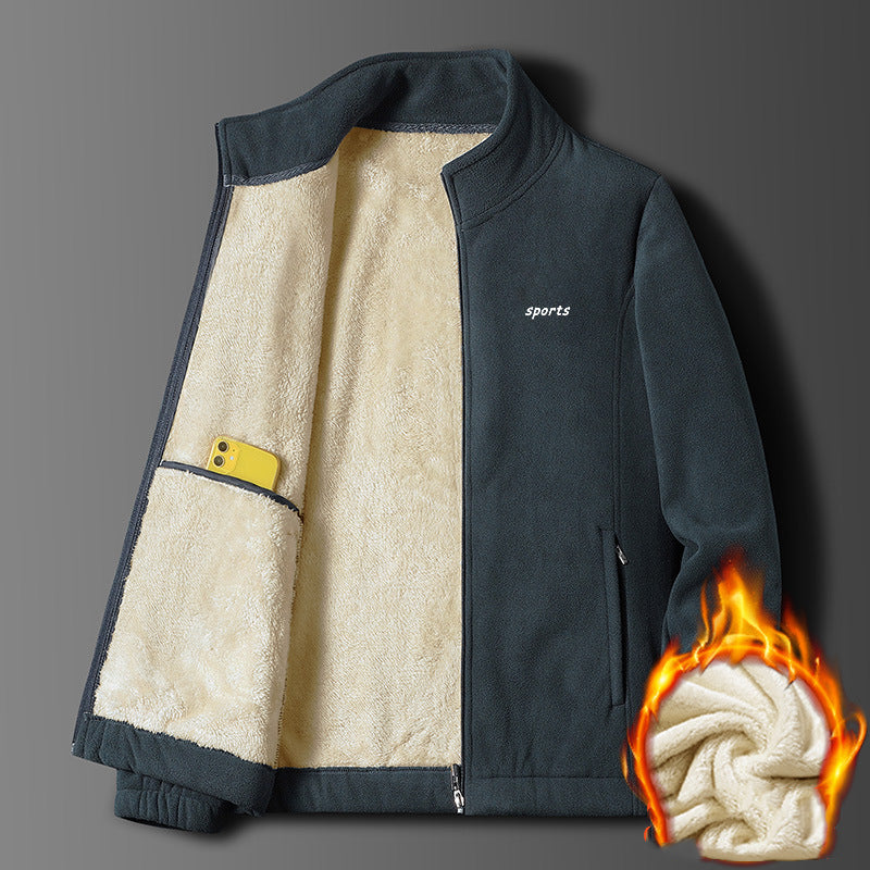⛄【M-5XL】Új őszi-téli férfi vastag báránybőr dzseki, meleg, kényelmes és szélálló, téli alapdarab