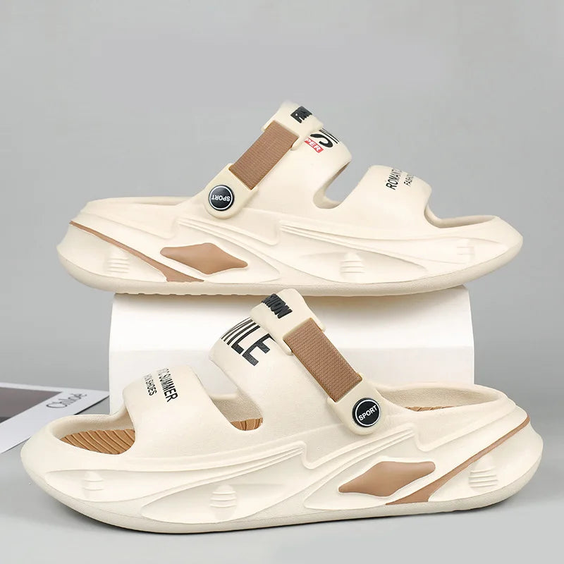 【36-45】2025 sandale anti-alunecare cu talpa groasa