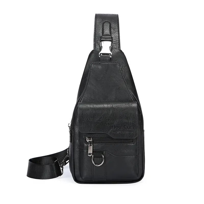 🎒 Wodoodporna torba na ramię w stylu retro, wykonana z prawdziwej skóry: niezbędny element wyposażenia na codzienne dojazdy do pracy.
