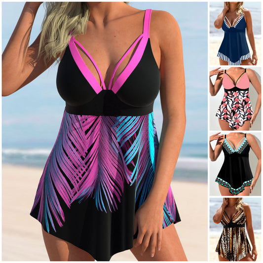 🏖️👙🌴【S-5XL】Souprava plavek s potiskem na plážovou dovolenou 2025