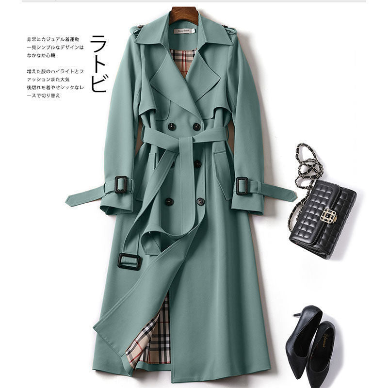 【S-3XL】Nov plašč v britanskem slogu, večjih velikosti, eleganten in vsestranski.