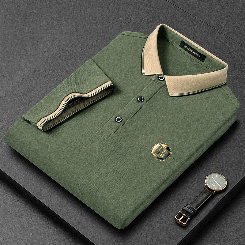【Reducere de 50%】【M-4XL】 Tricou bărbătesc nou de vară, cu rever, casual, cu mânecă scurtă