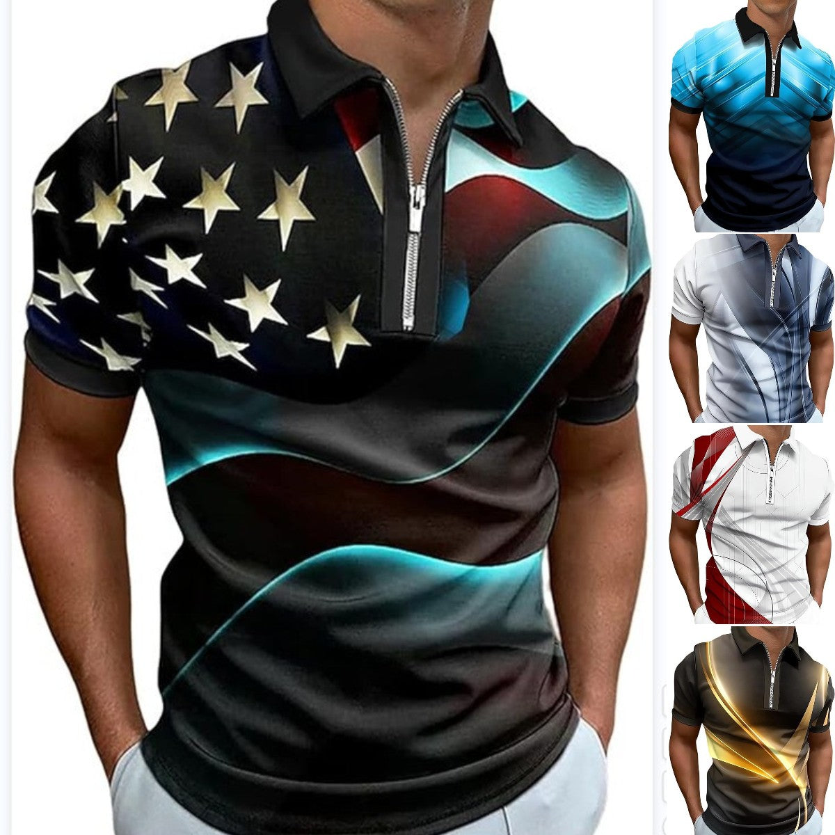 💟【50% SLEVA】【S-6XL】😎Nové pánské polo tričko s krátkým rukávem 2025