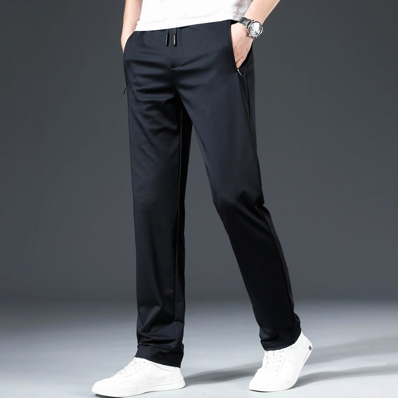 👖☀️【Letní nabídka 2025】【L–8XL】🔥Pánské letní business casual kalhoty – elastický pas, vhodné pro 45–135 kg