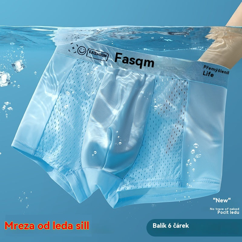 đ„ă6 szĂnƱ szettăA fĂ©rfi boxeralsĂł Air Mesh Ice Silk anyagbĂłl kĂ©szĂŒlt. Rugalmas, kĂ©nyelmes Ă©s lĂ©legzĆ.