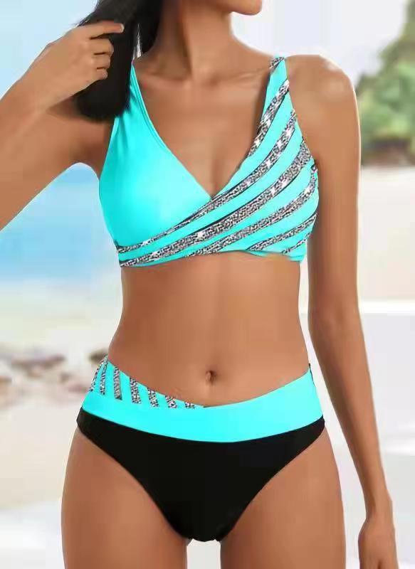 👙【40-100 kg, S-3XL】👙2025 Nov komplet kopalk s potiskom za ženske