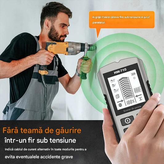 🎉 Oferta de produse noi 2025 –Detector de perete și metal portabil multifuncțional