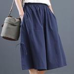🔥🔥【Reducere 50%】【S-5XL】😍 Pantaloni largi din bumbac și in la modă de vară