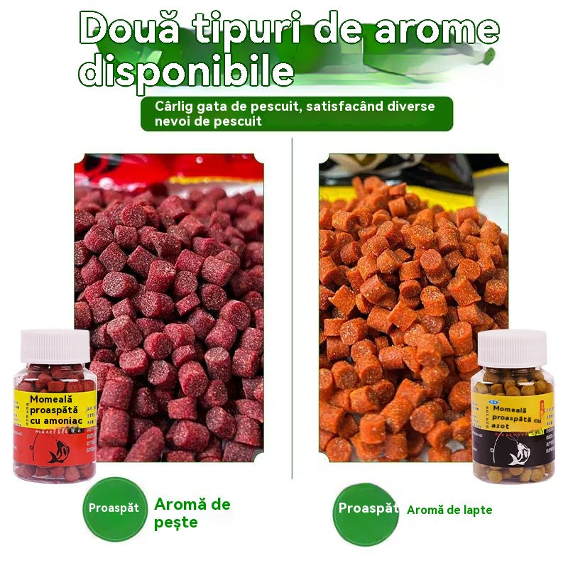 š£ćPescuit Ć®n cĆ¢teva secundećć10 sticlećGranule proaspete de momealÄ de proteine animale