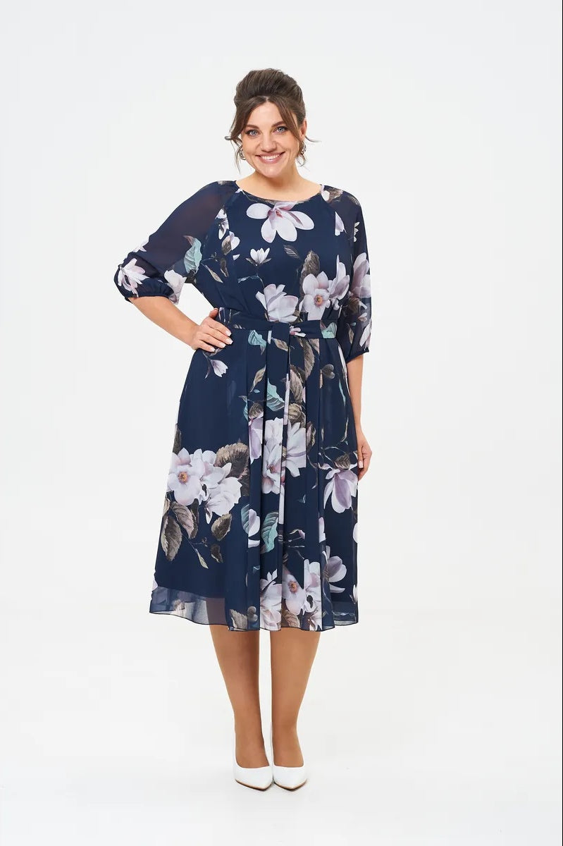 【🥇Uspešnica】💥👗【S-5XL】Spomladanska nova obleka s potiskom 2025