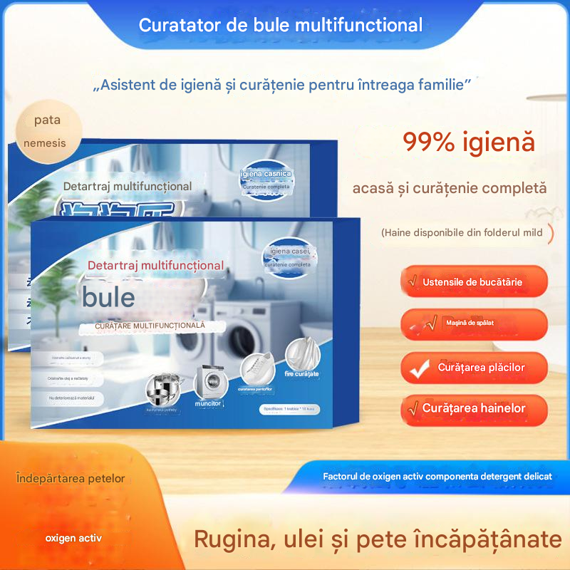 🔥【Cumpărați 2 cutii și primiți 2 gratuit】✨【Curățare rapidă】🔥Tablete de curățare efervescente multifuncționale pentru uz casnic