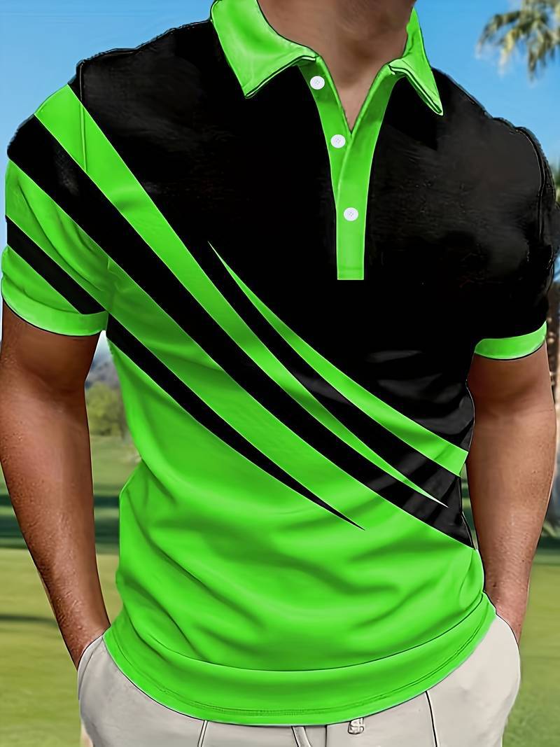 🔥👔【S-6XL】Nová letní pruhovaná polokošile
