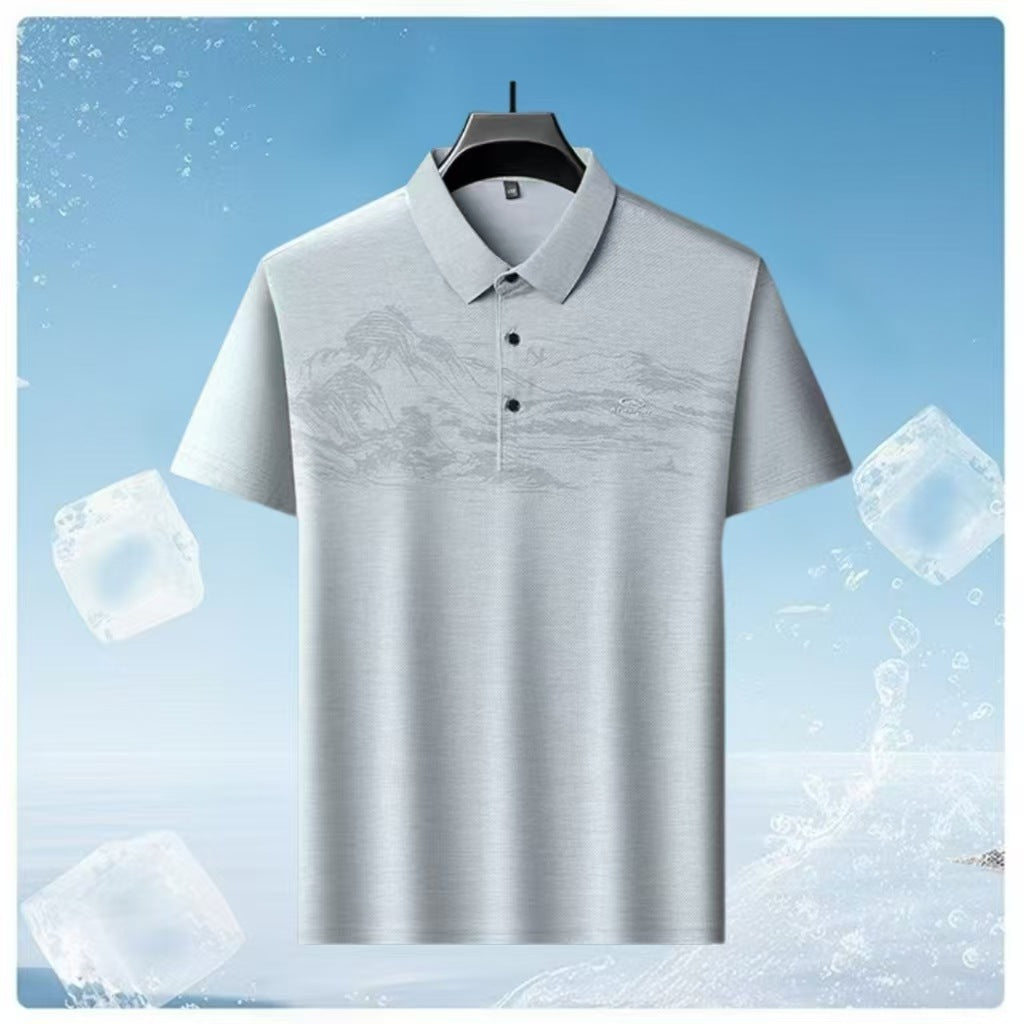 【Kupite 1, dobite 1 gratis】【M-4XL】Nova moška polo majica, ležerna poslovna, enobarvna, 6 barv