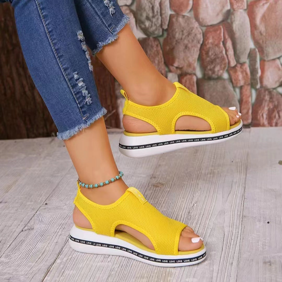 【36-41】👡 Nové módní tkané dámské sandály s měkkou podrážkou